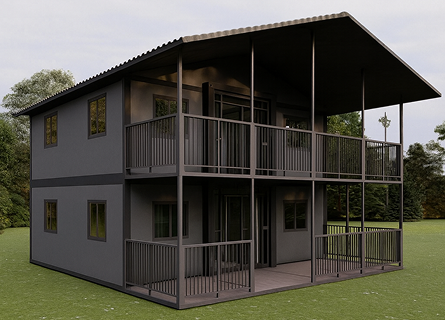 1,073 Sqft Luxury Premier Two Story Single or Two Family